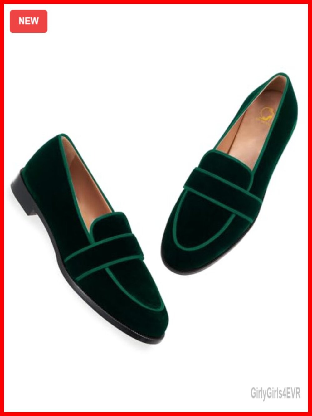 Women Velvet Round Toe Slip On Loafers 1 Inch Flat Heel Casual